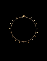 Sirens Tears Necklace Gold-Plated Silver Smykker