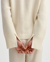 Monaco Sweater Cream Gensere