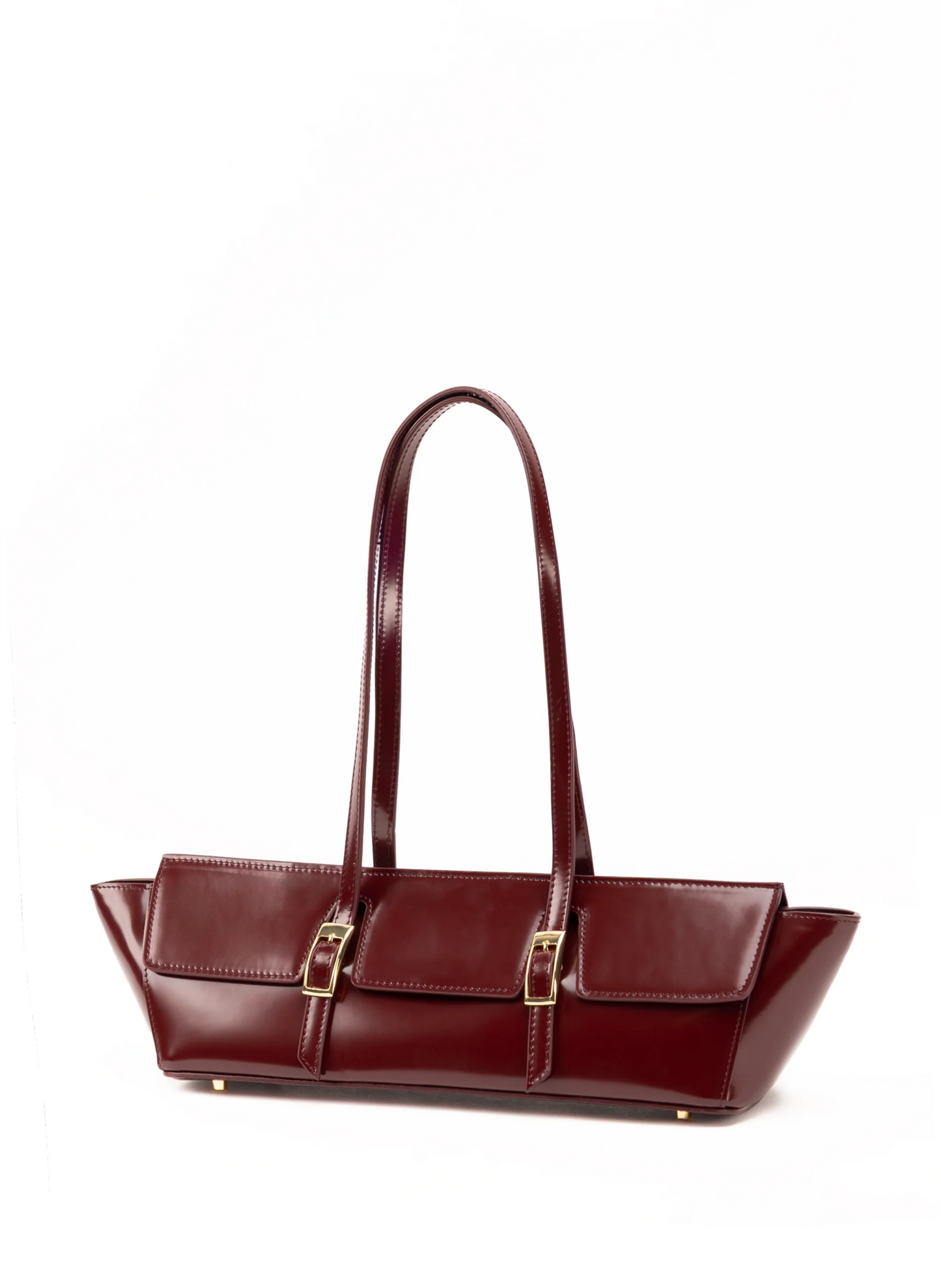 Le Bateau Patent Leather Wine Vesker