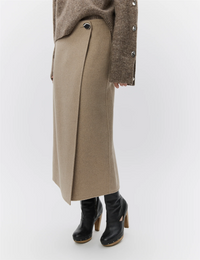 Pepper - Double Faced Wool Skjørt