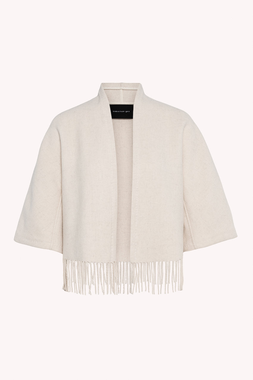 Keyla Lambswool Jacket Cream Cardigans