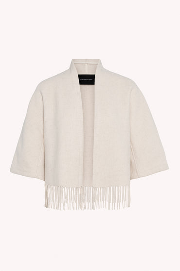 Keyla Lambswool Jacket Cream Cardigans