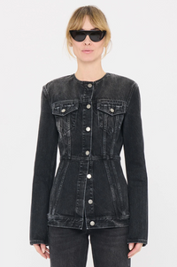 Temple Denim Jacket Mid Black Yttertøy