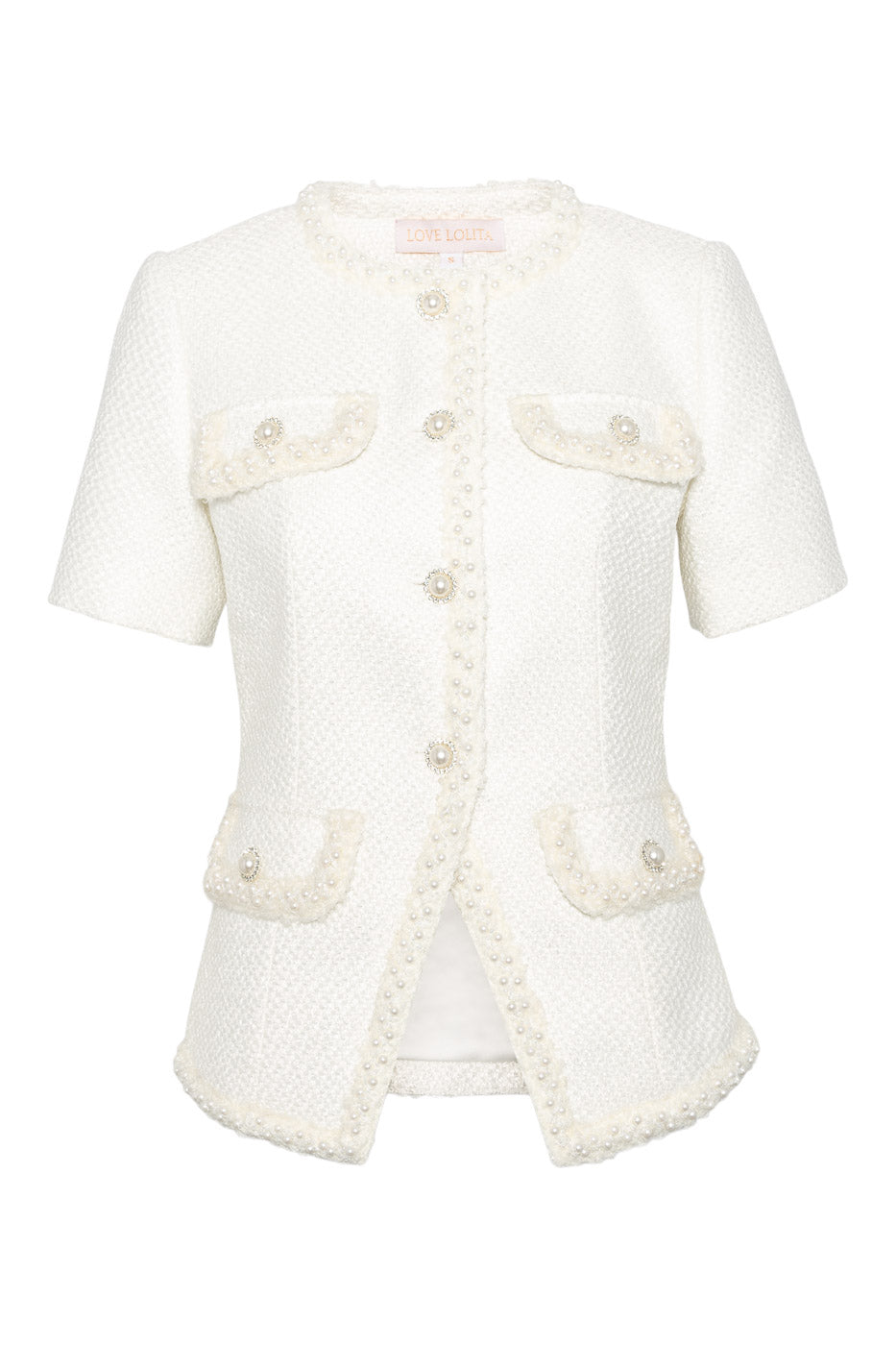 Abbot Top White Bluser