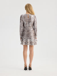 Alba Seq Dress Vintage Grey Kjoler