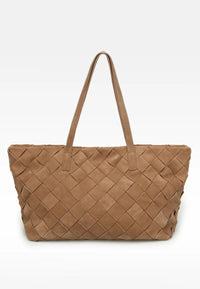 Odile Wave Shopper Caramel Taupe Vesker