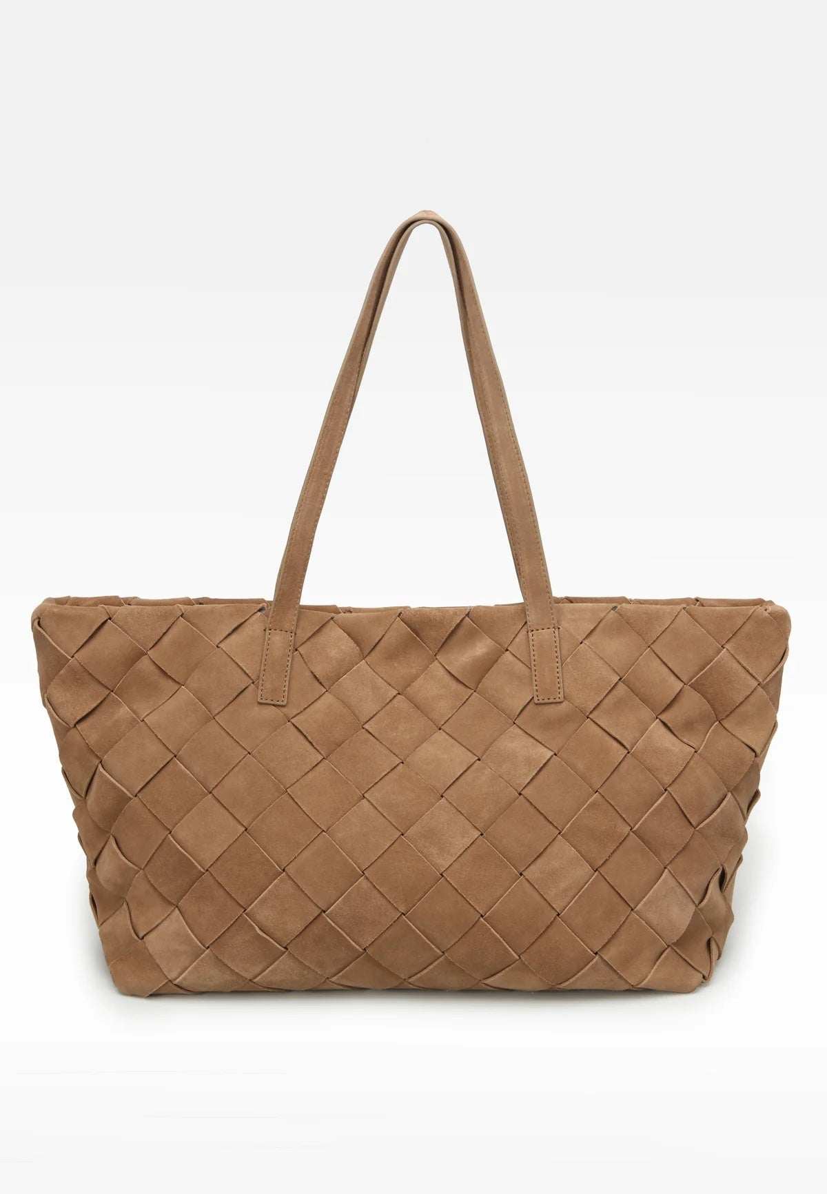 Odile Wave Shopper Caramel Taupe Vesker