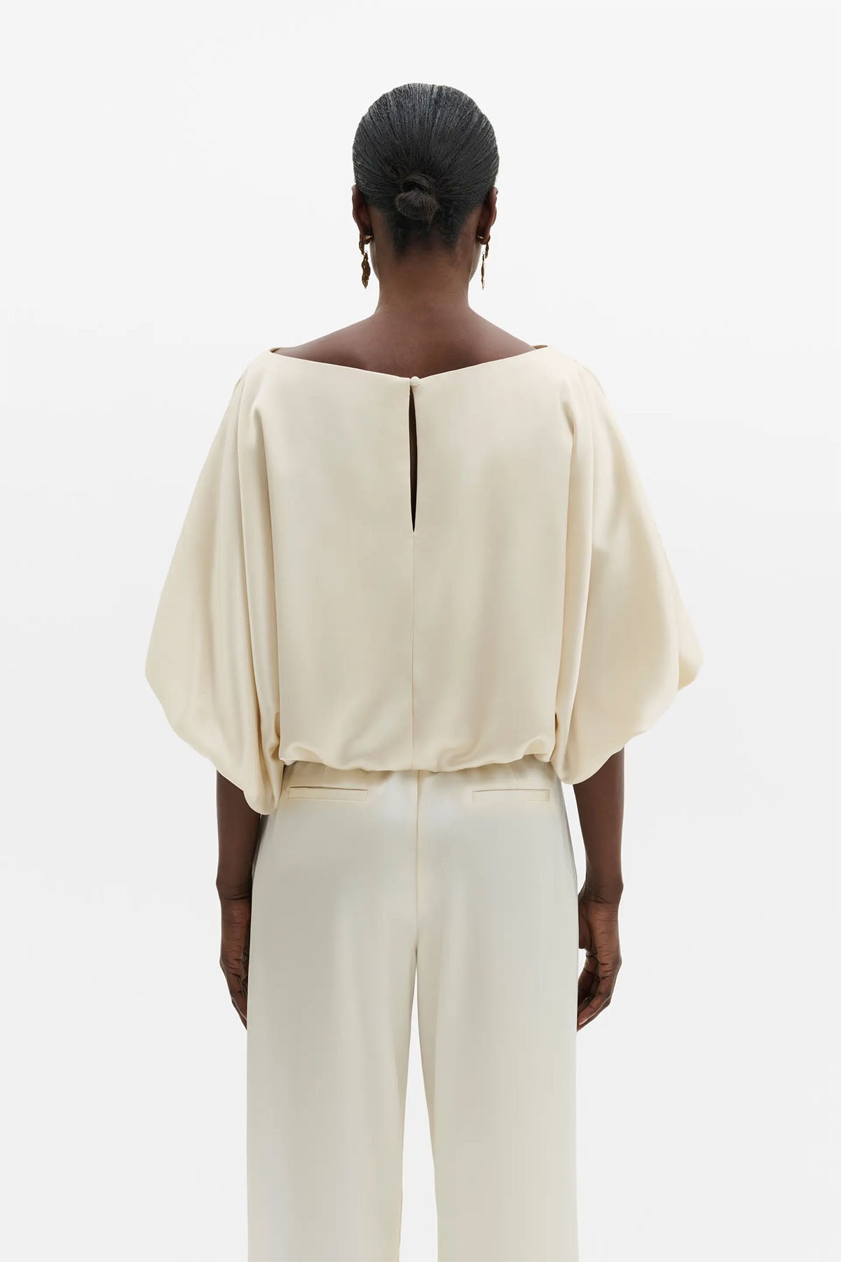 Bluser | Havanna Boat-Neck Puff-Sleeve Blouse