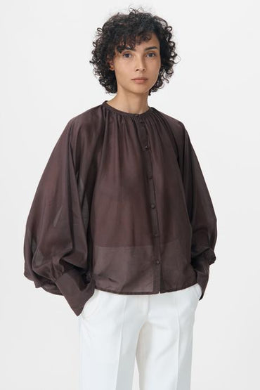 Allona Blouse Chestnut