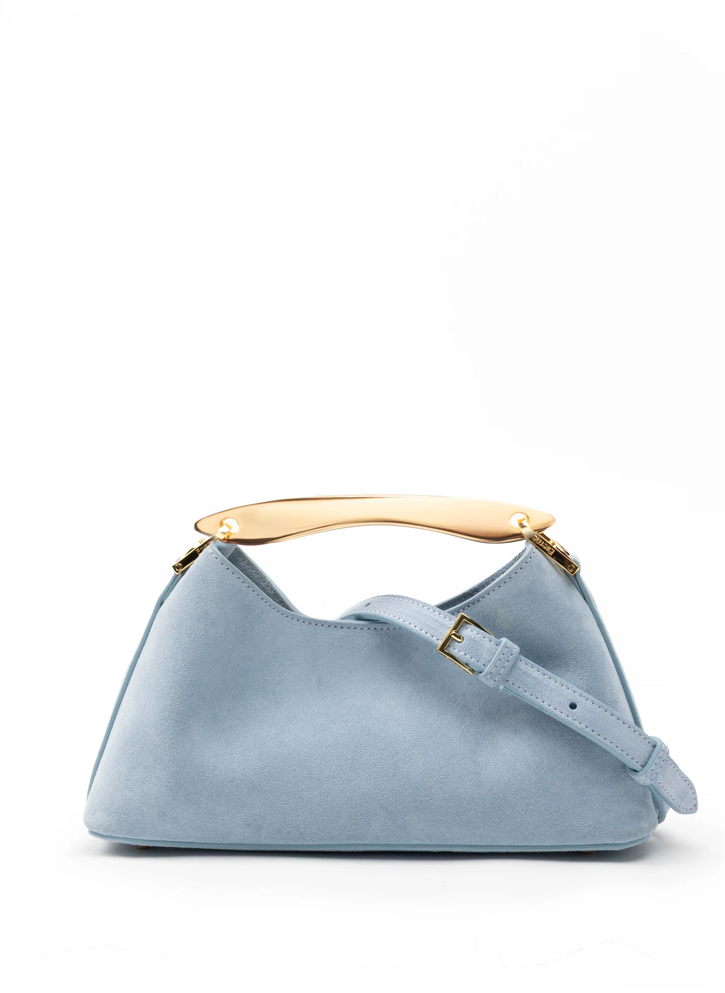 Vesker | Mini Boomerang Suede Light Blue