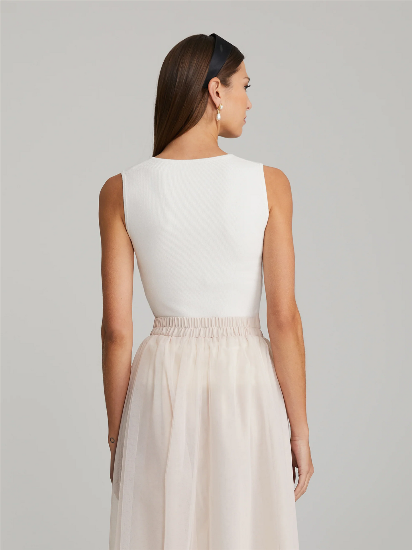 Hannele Top Chalk White T-skjorter