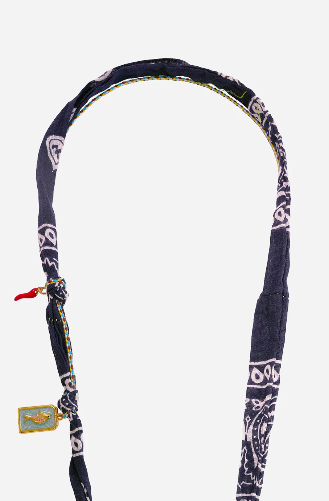 Accessories | Laia Bandana Bleu Tresse-Charm