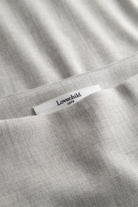 Hallie Skirt Light Grey Melange Skjørt