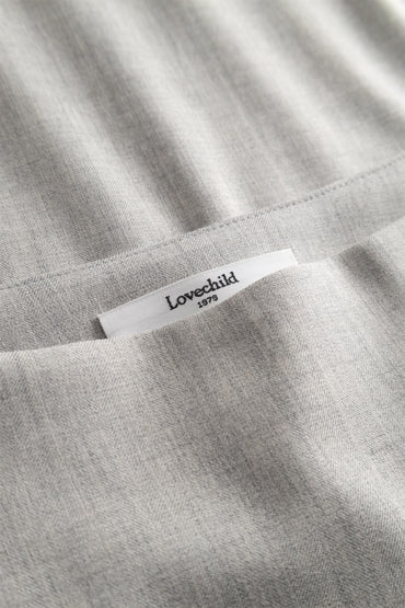 Hallie Skirt Light Grey Melange Skjørt