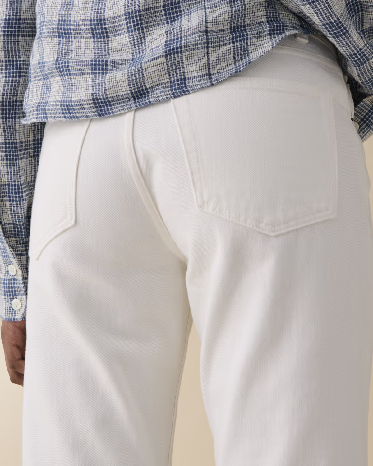 Sisli Cropped Jeans Natural White Bukser