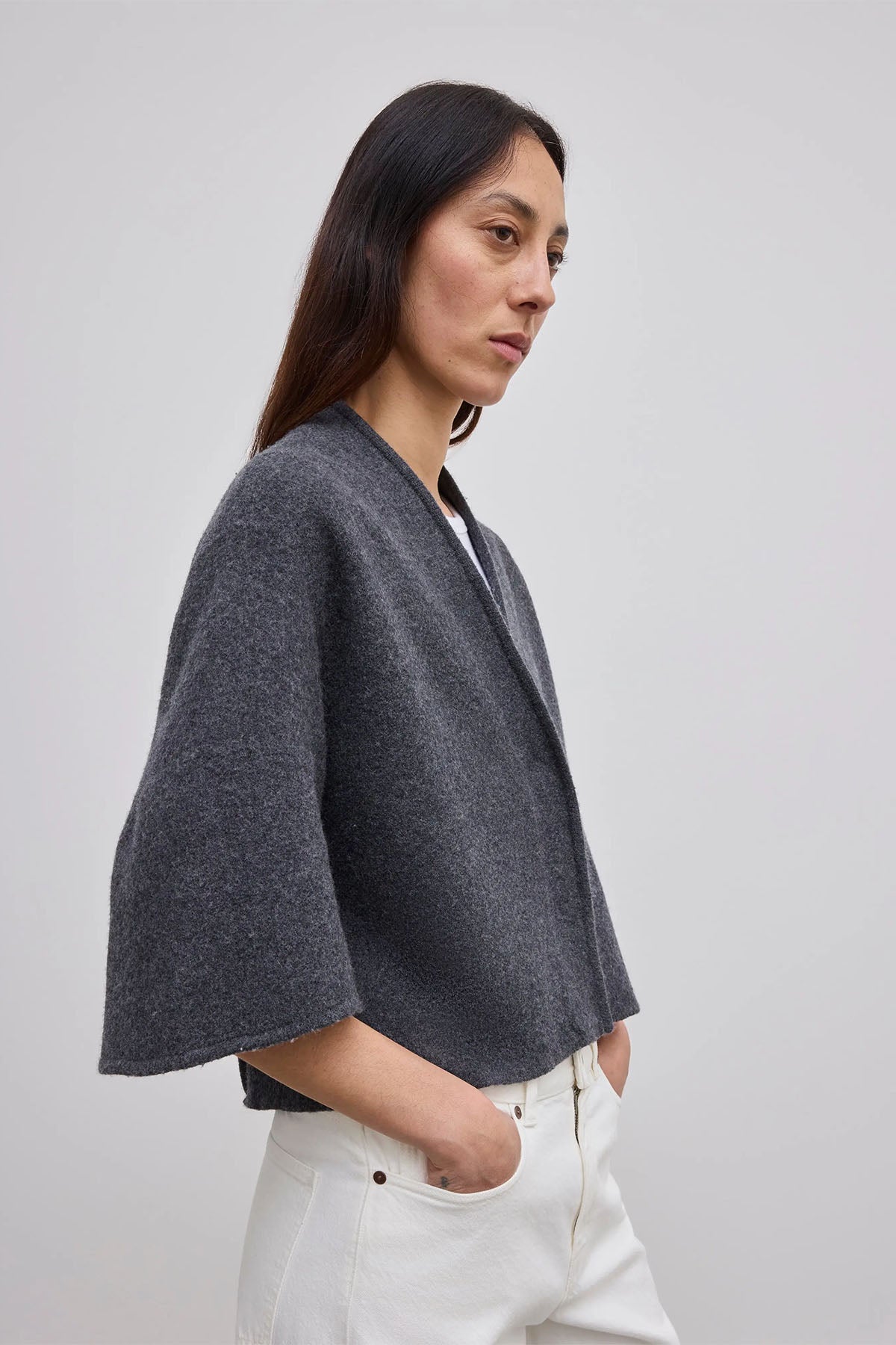 Klær | Short Wool Cardigan