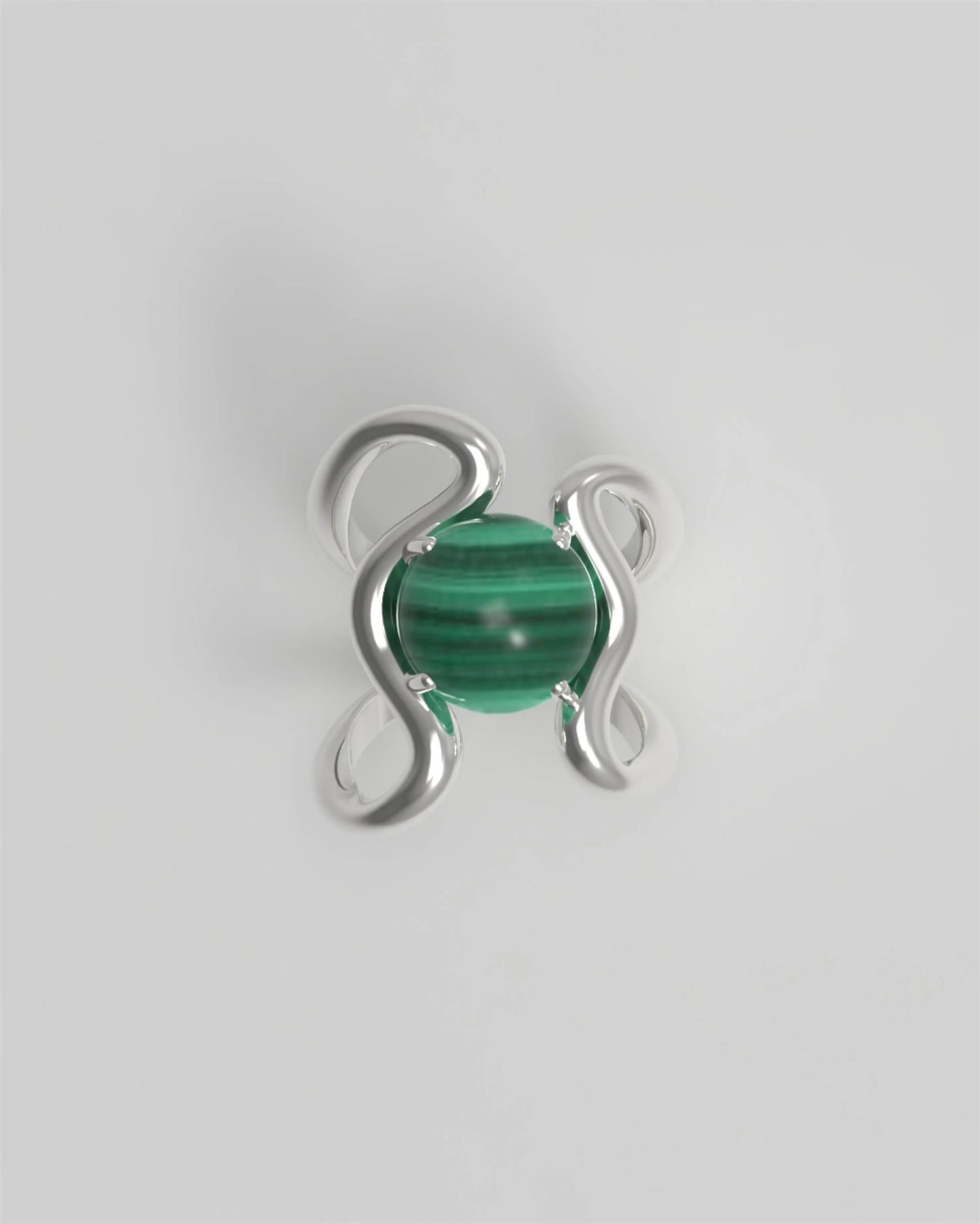 Reef Ring Malachite Ringer