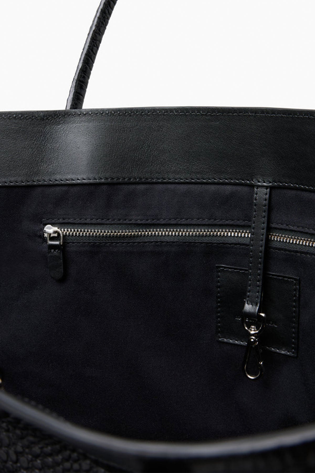 Vesker | The Eva Weekend Tote - Black Croc