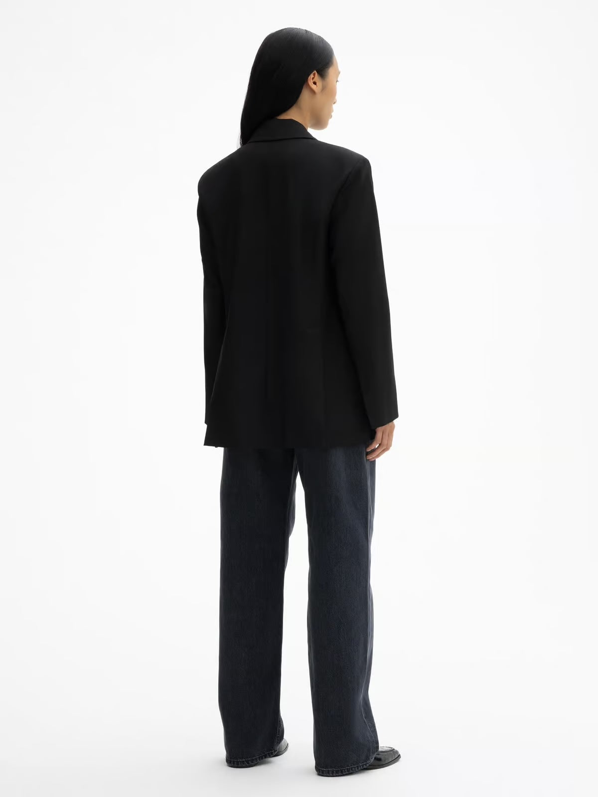 Classic Wool Blazer Black Blazere