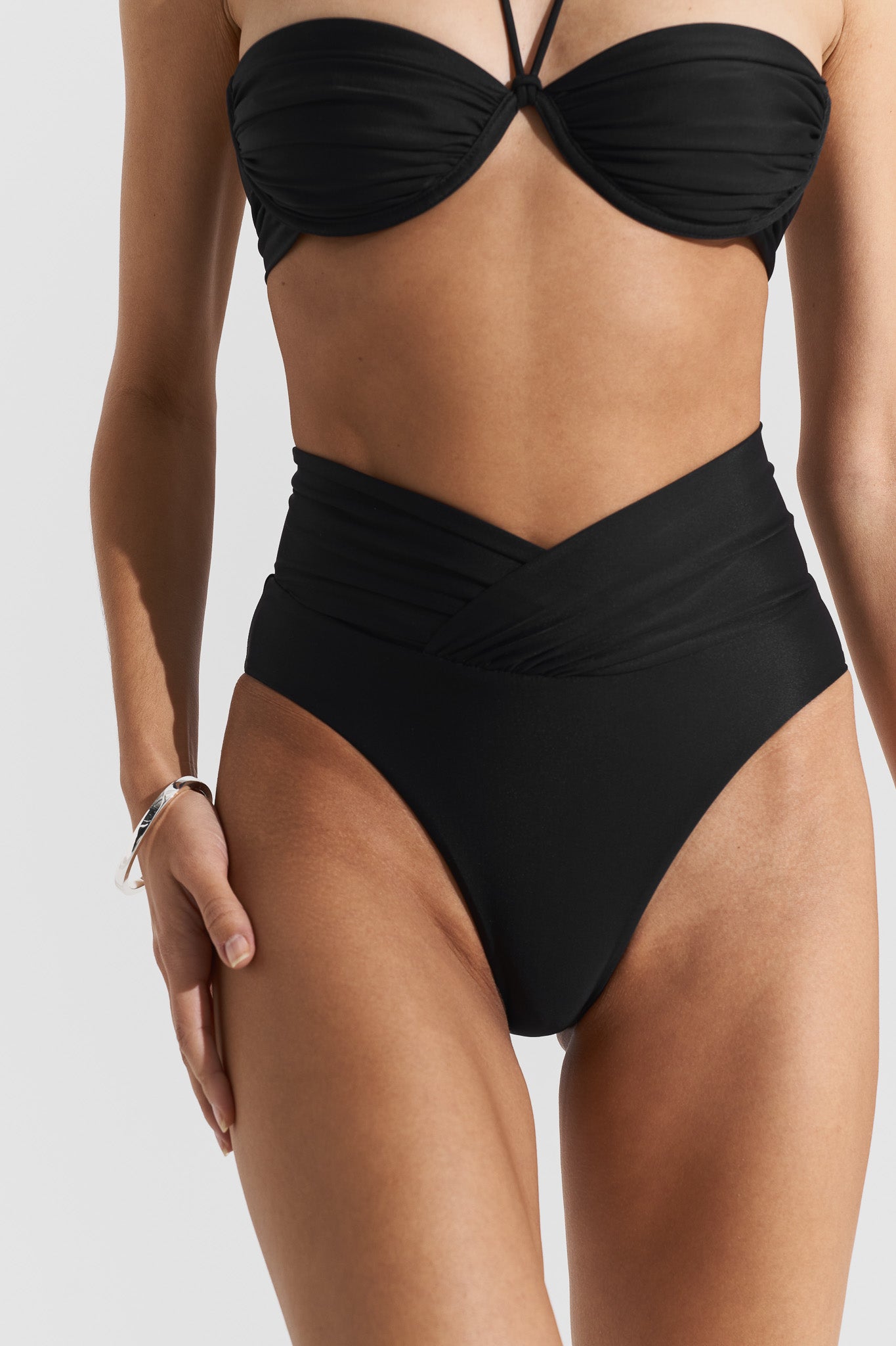 Bikini | Billow Bikini Top Black