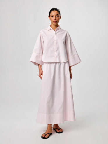 Anja Shirt Peony Stripe Bluser