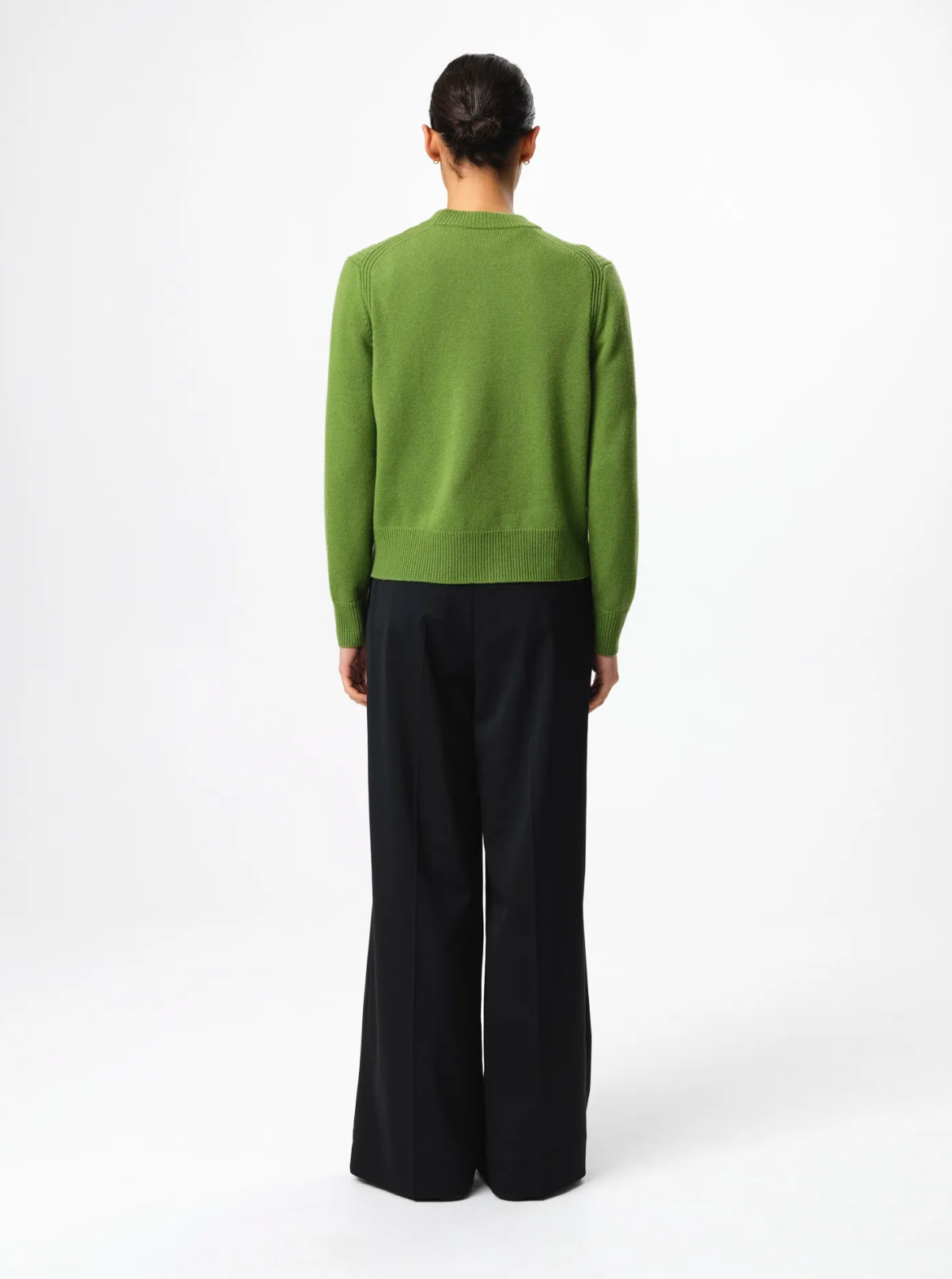 Alma Sweater Tulip Green Gensere