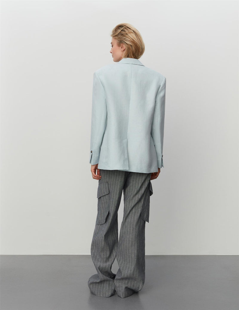 Allen - Solid Linen Blazere