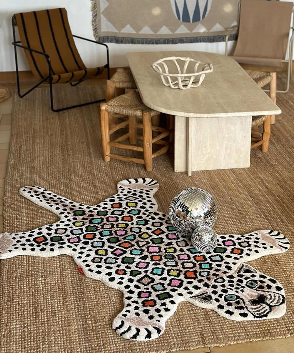 Disco Leopard Rug Large Tepper