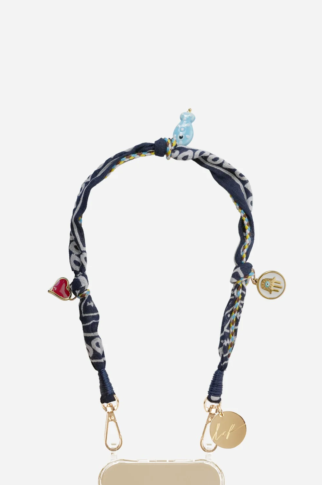 Accessories | Laia Bandana Bleu + Charm 40Cm