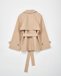 Short Trench Coat Sand Yttertøy