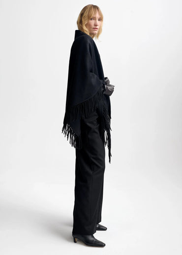 Alba Wool Scarf Black Skjerf