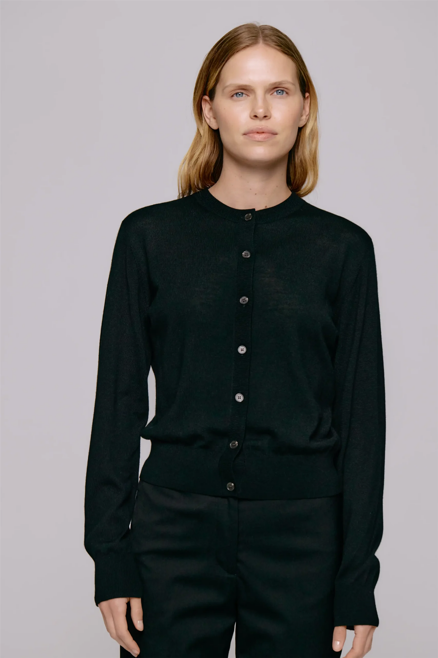 Lilja Merino Cardigan Black Cardigans