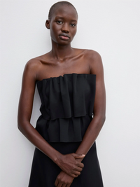 Sculpted Tube Dress Black Kjoler