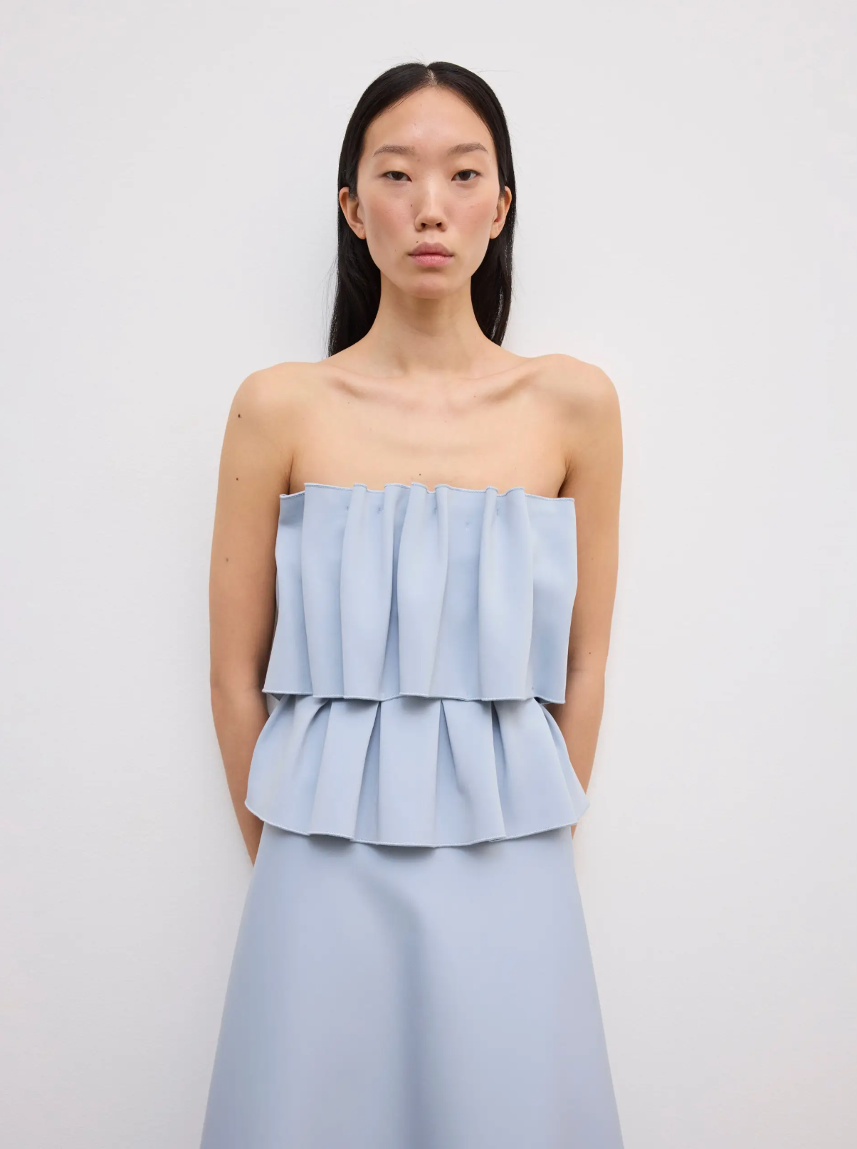 Sculpted Tube Dress Dove Blue Kjoler