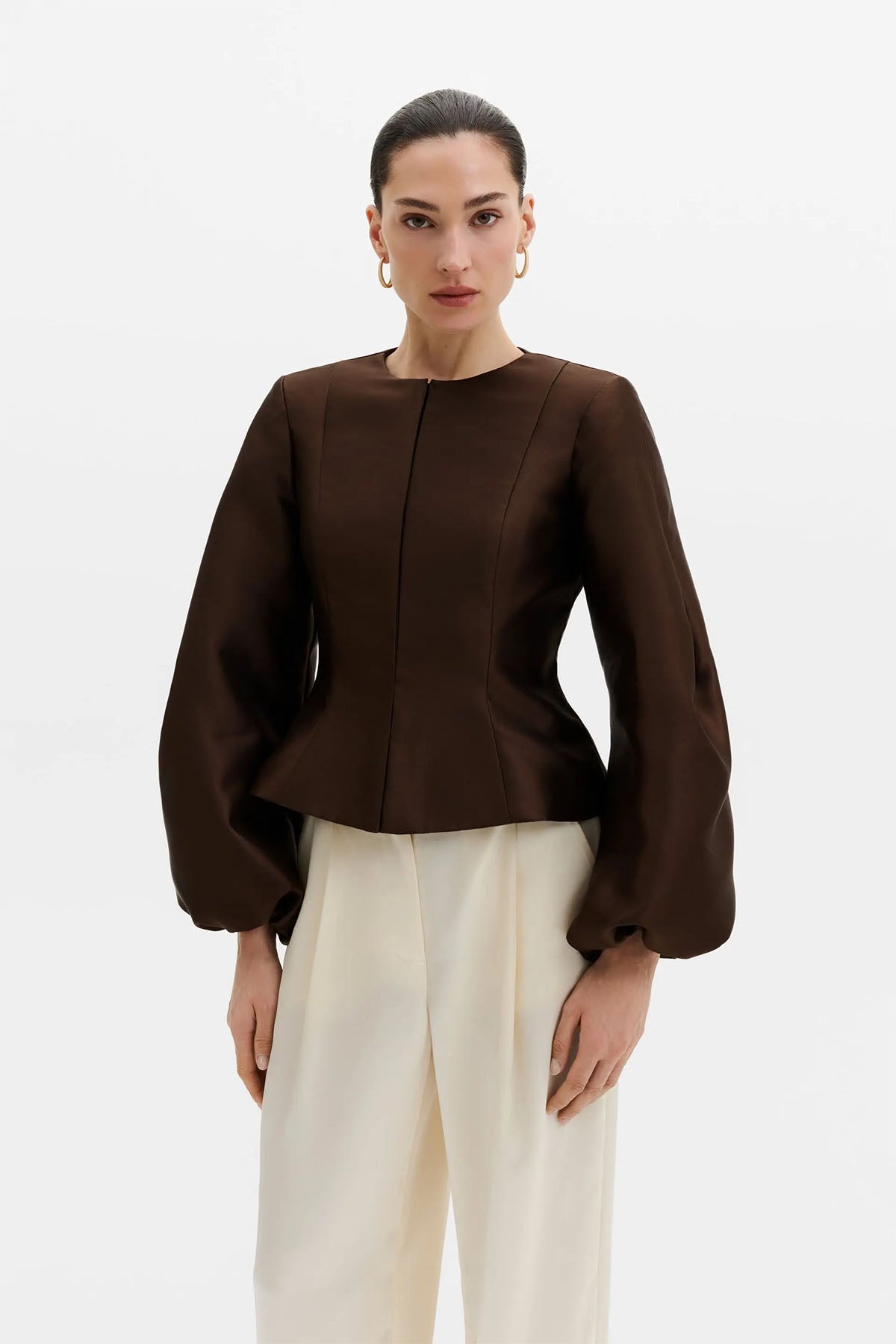 Bluser | Vendela Balloon Sleeve Blouse