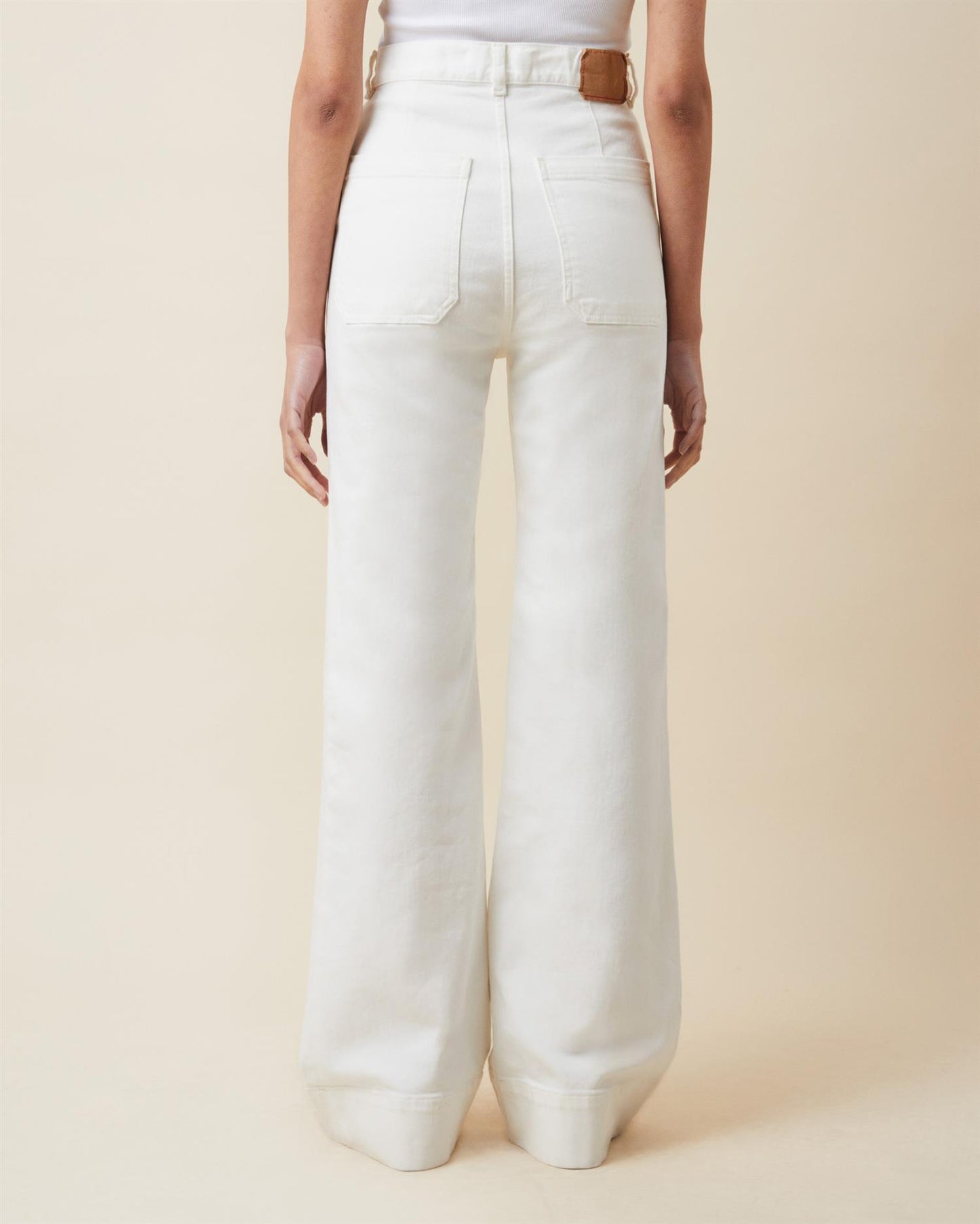 St Monica Jeans Natural White Bukser