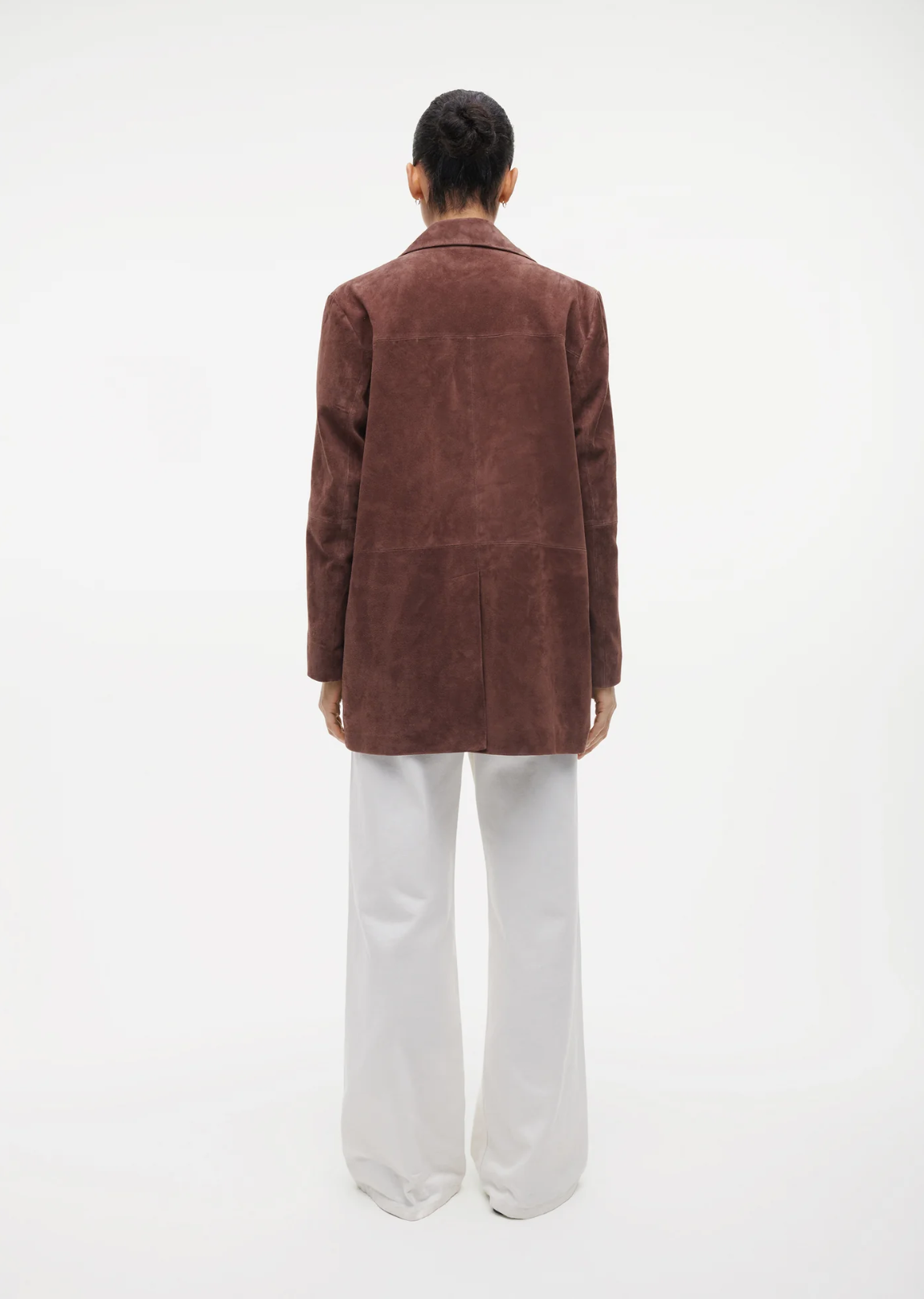 Riva Suede Blazer Marrone Blazere