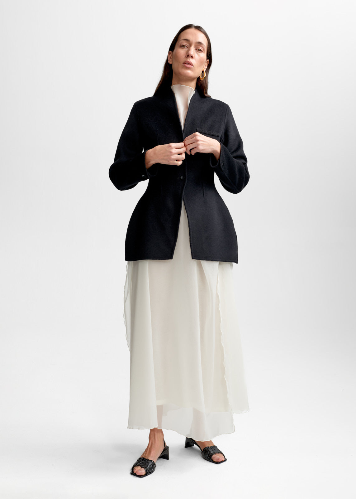 Adah Wool Jacket Black Jakker