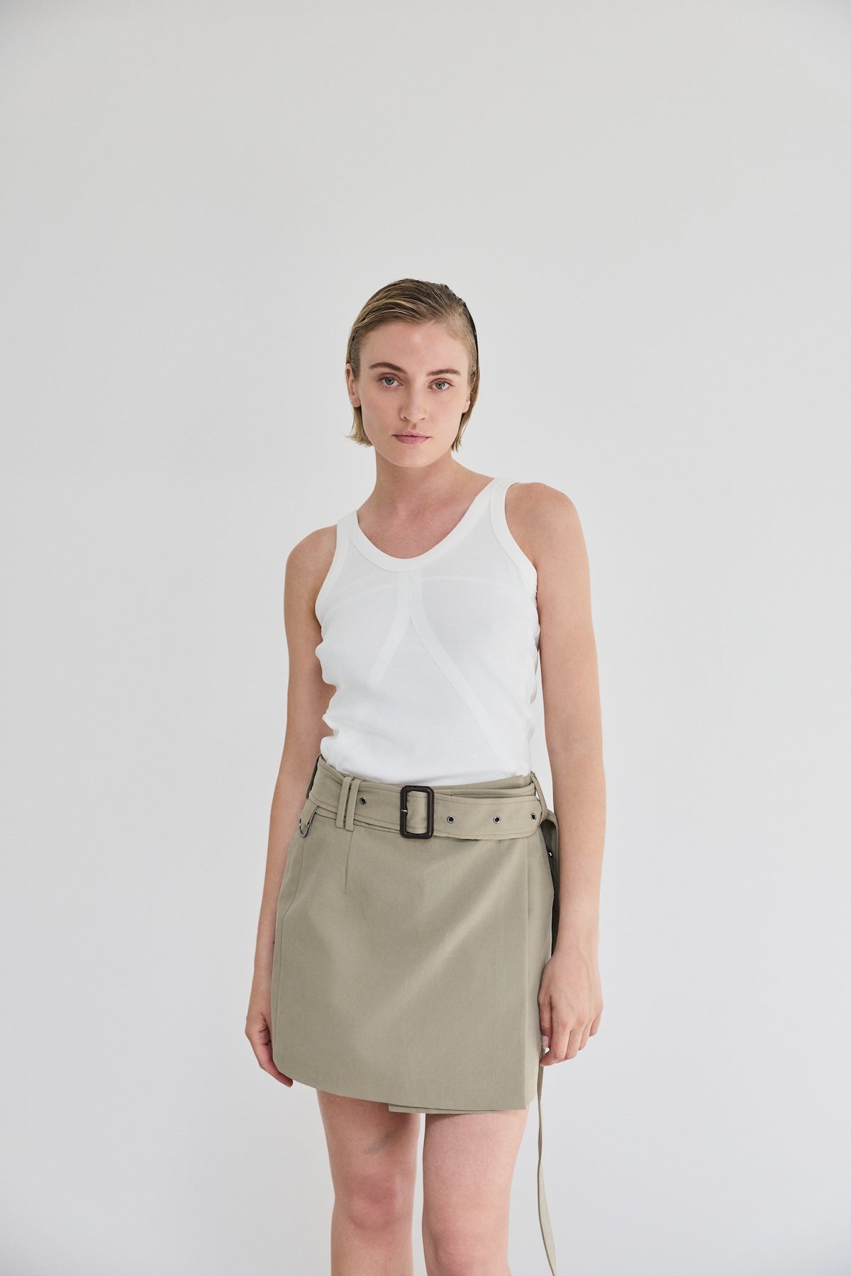 Frogner Skirt Khaki Skjørt
