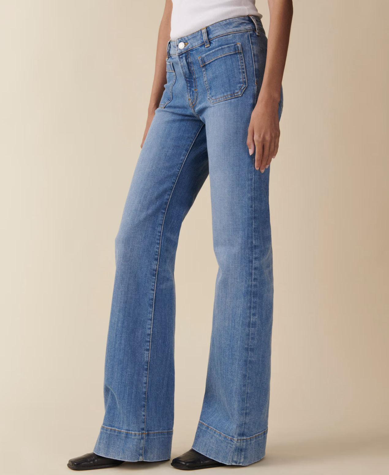 St Monica Low Jeans Light Classic Vintage