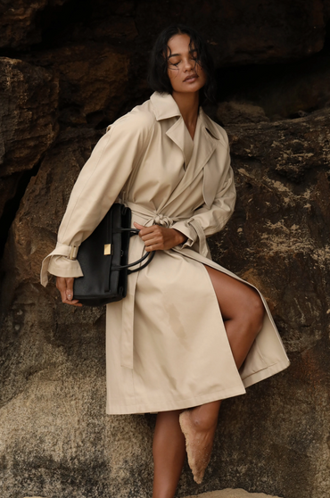 The Norma Bag Black Smooth Vesker