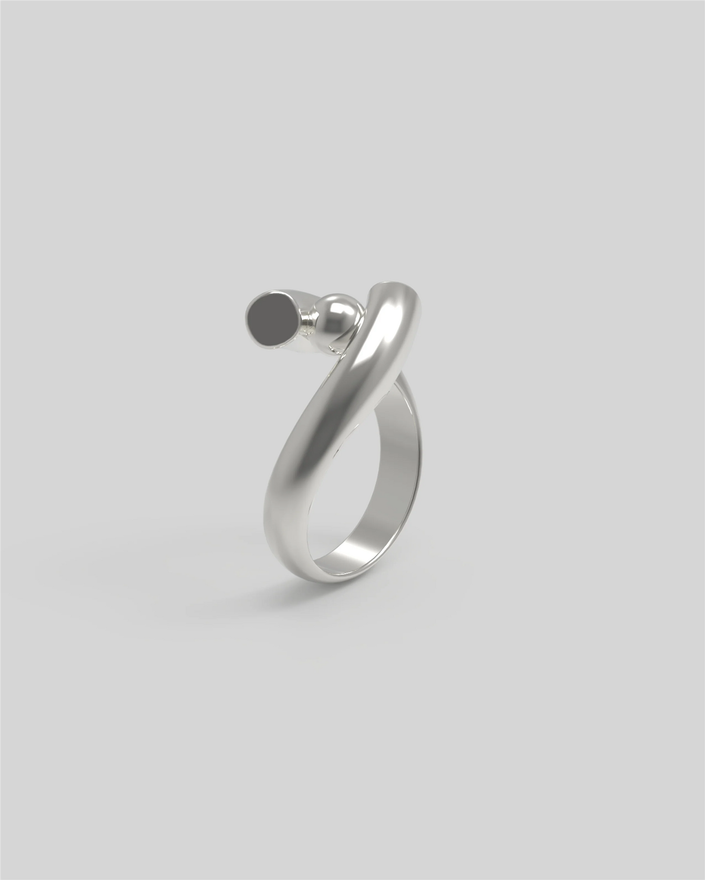 Rose Ring Slim Silver Ringer