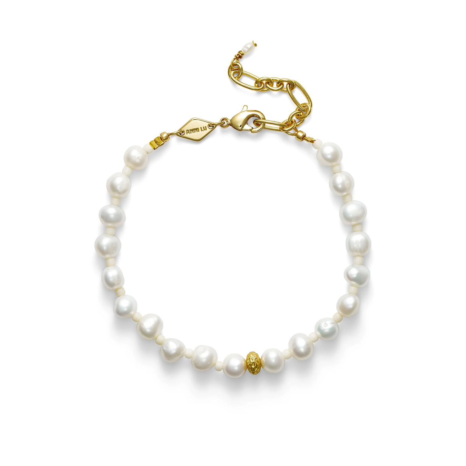 Stellar Pearly Bracelet Gold Armbånd