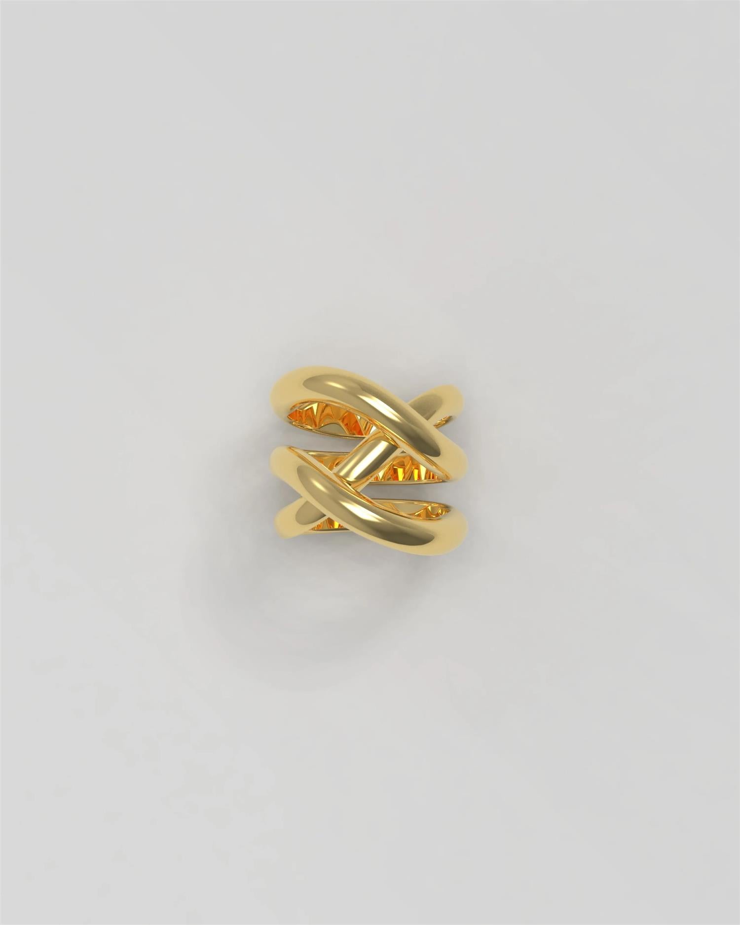 Thorn Ring Triple Gold Ringer