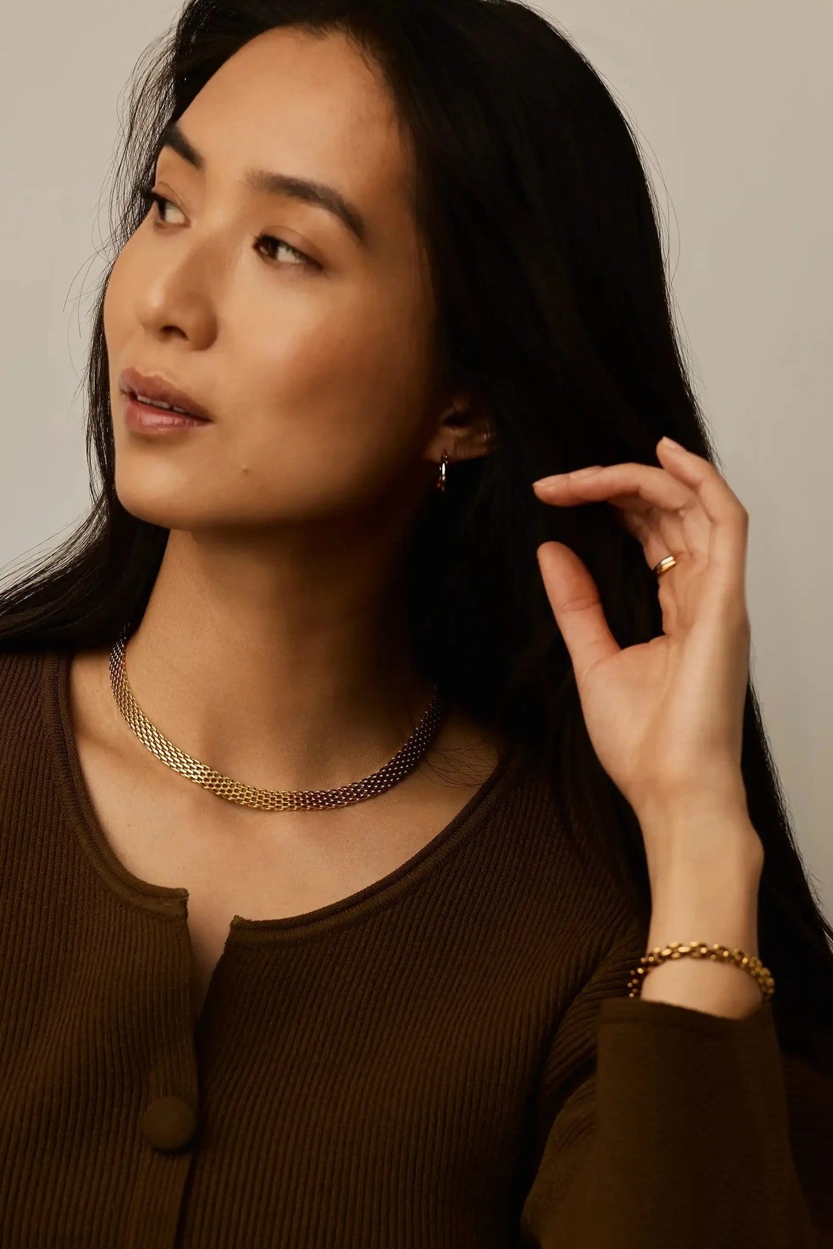 Heirloom Chain Choker Necklace