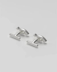 Rose Cufflinks Silver Smykker