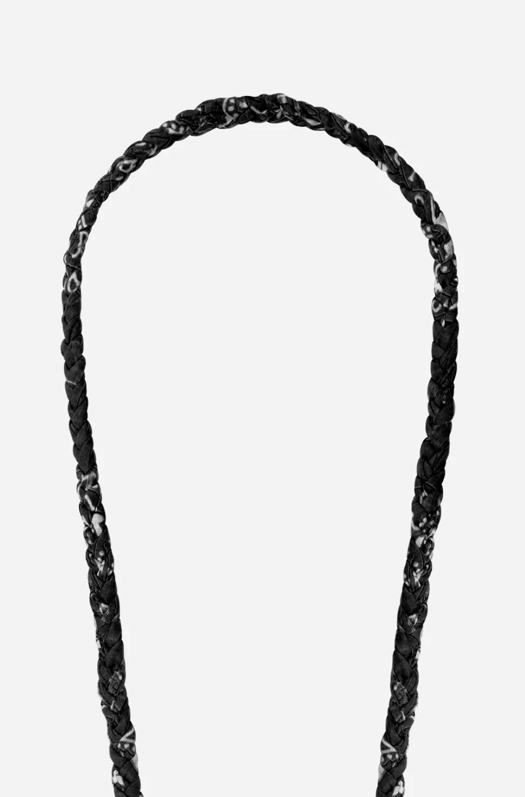 Accessories | Della Bandana Noir Tresse