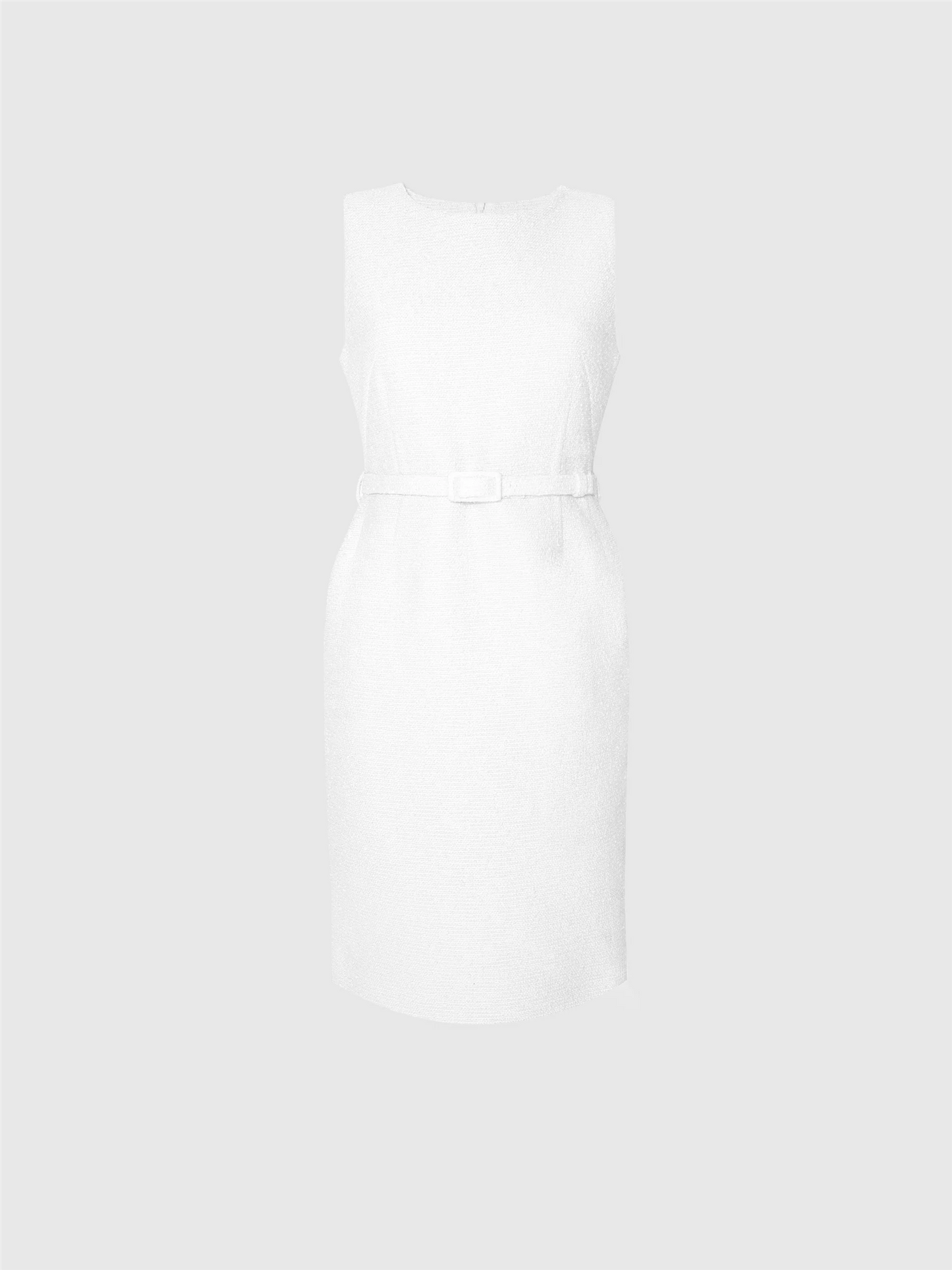 Erin Boucle Dress White Kjoler