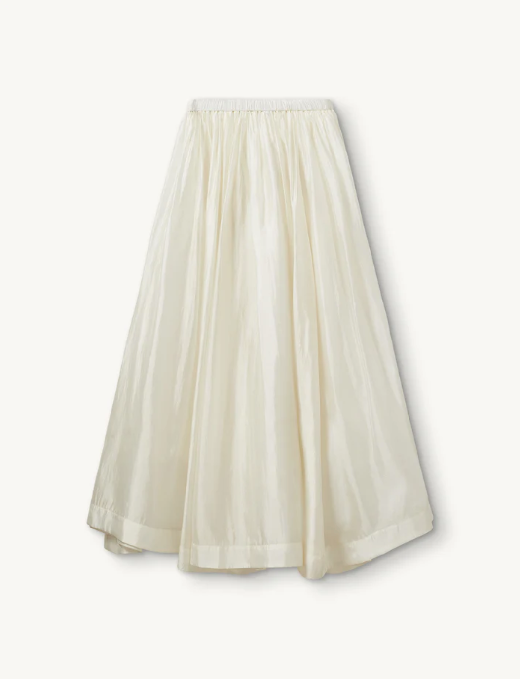 Gilian Volume Skirt Cream Skjørt