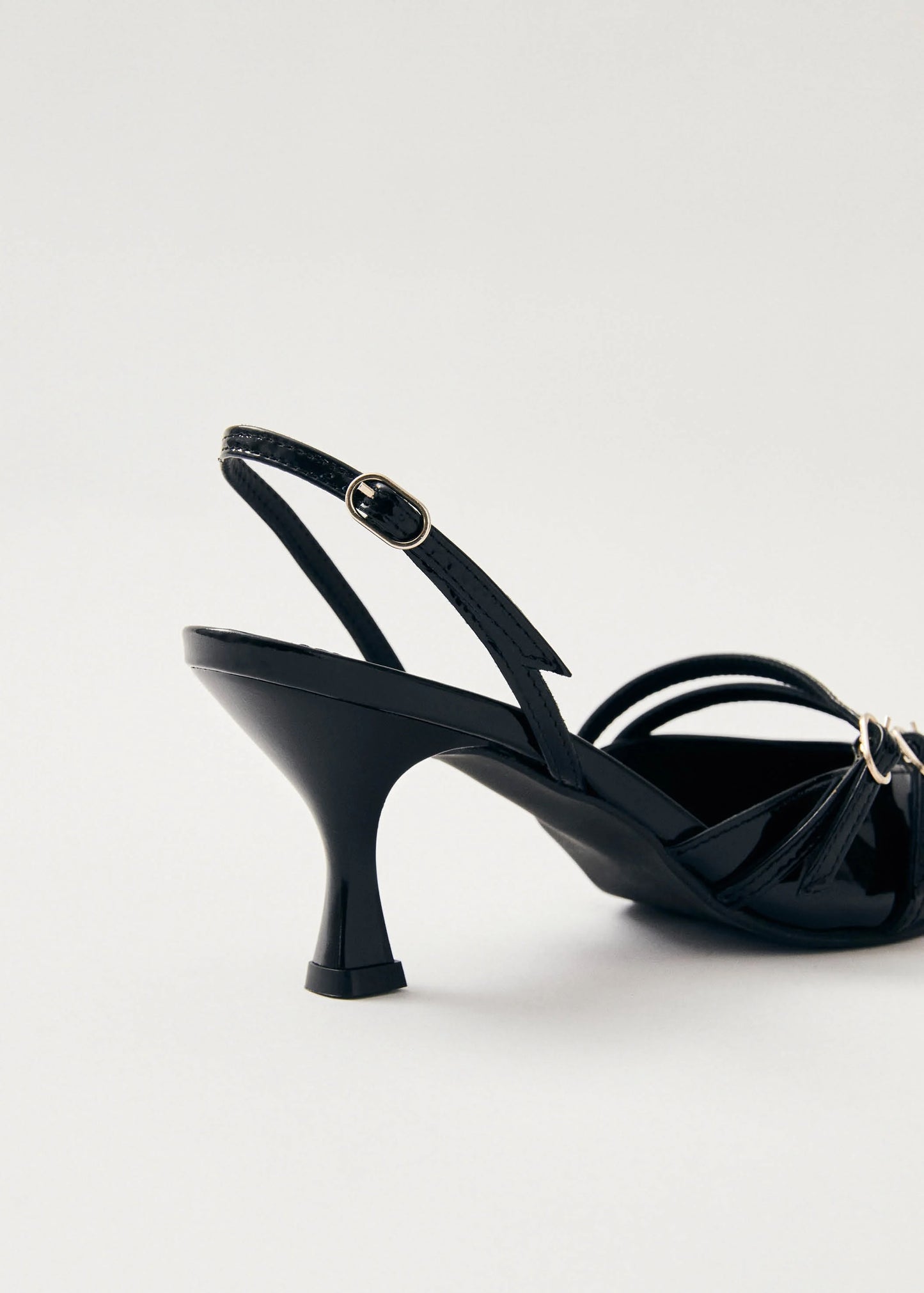 Joelle Onix Black Leather Pumps Sko